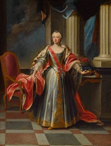 Porträt von Maria Anna Sophia von Sachsen 1728-1797, Kurfürstin von Bayern von Peter Jacob Horemans