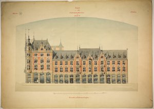 Rathskeller Neubau, Halle (Saale), Sachsen-Anhalt, Deutschland, Ansicht von Peter Joseph Weber