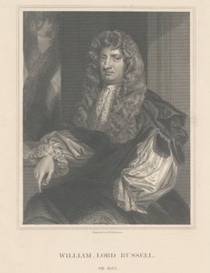 Porträt von Lord William Russell, graviert von H. Robinson von Peter Lely