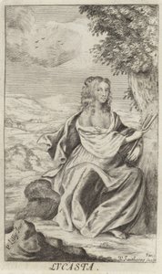 Porträt von Lucasta (Lucy Sacheverell) von Peter Lely