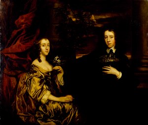 Porträt eines jungen Gentlemans und seiner Frau, um 1655-58