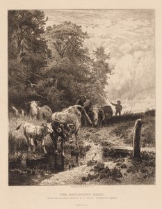 Die zurückkehrende Herde, ca. 1885