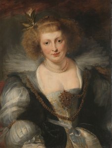 Porträt von Helena Fourment (1614-1673), die zweite Frau des Künstlers, um 1650 von Peter Paul (after) Rubens