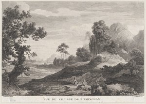 Ansicht des Dorfes Birmingham, ca. 1755