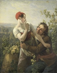 Der leidenschaftliche Traubenpflücker von Peter Paul Joseph Noël