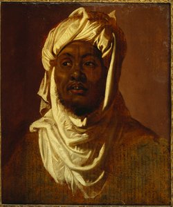 Ein Afrikaner mit Turban - eine Skizze
