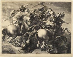 Die Schlacht von Anghiari von Peter Paul Rubens