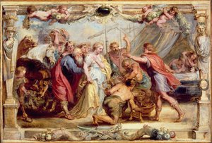 Briseis wird Achilles zurückgegeben, 1630-1631 von Peter Paul Rubens