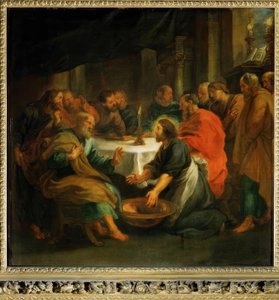 Die Fußwaschung von Peter Paul Rubens