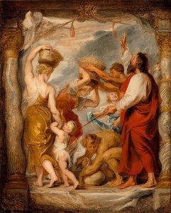 Die Mannalese von Peter Paul Rubens