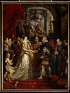 Die Vermählung der Prinzessin Maria von Medici per procurationem mit König Heinrich IV von Peter Paul Rubens