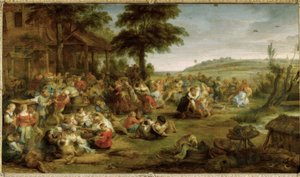 Flämische Kirmes von Peter Paul Rubens