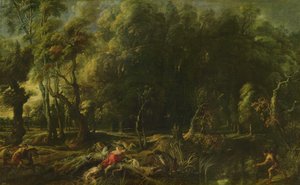 Landschaft mit der Jagd auf den kalydonischen Eber