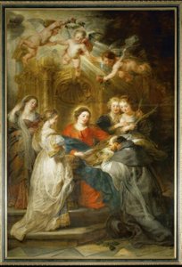 Maria erscheint dem hl. Ildefonso von Peter Paul Rubens
