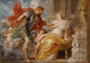Mars und Rhea Silvia, ca. 1616-1617 von Peter Paul Rubens