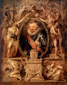 Porträt von Charles Bonaventure de Longueval, Comte de Bucquoy, 1571-1621 von Peter Paul Rubens