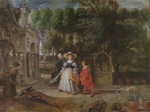 Rubens und Helene Fourment (1614-73) im Garten von Peter Paul Rubens