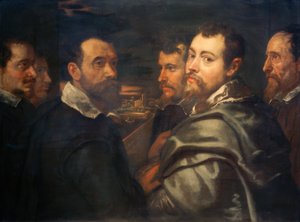 Selbstbildnis im Kreise der Mantuaner Freunde