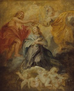 Die Krönung der Jungfrau von Peter Paul Rubens
