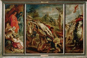 Die Kreuzaufrichtung von Peter Paul Rubens