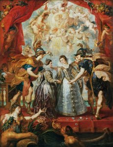 Der Austausch der Prinzessinnen an der spanischen Grenze. Der Marie de Medici Zyklus