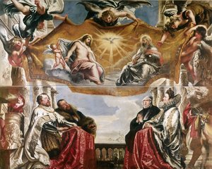 Die Familie Gonzaga in Anbetung der Heiligen Dreifaltigkeit, 1604-1605