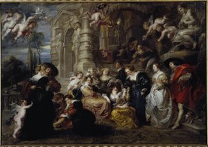Der Garten der Liebe von Peter Paul Rubens