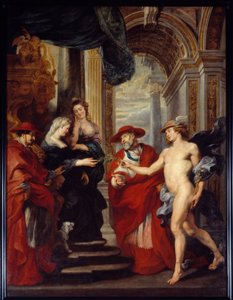 Der Handel von Angoulême am 30. April 1619 oder die Versöhnung von Marie de Medicis mit ihrem Sohn Louis XIII von Peter Paul Rubens