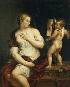 Venus und Amor von Peter Paul Rubens