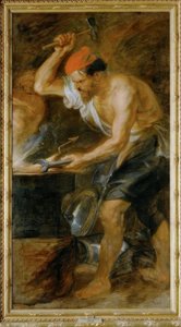 Vulkan schmiedet den Blitz Jupiters von Peter Paul Rubens