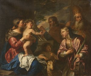 Die mystische Hochzeit der Heiligen Katharina von Peter Thys