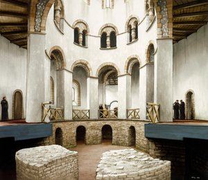 Die Rotunde von Abt Wulfric in der Abtei St. Augustine von Peter Urmston