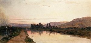 Neath Abbey, Glamorganshire, Abend von Peter de Wint
