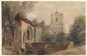 Waltham Abbey, Essex von Peter de Wint