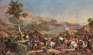 Die Schlacht von Smolensk von Peter von (after) Hess