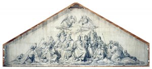 Die Verbreiter des Christentums, die heiligen Könige und Jungfrauen von Peter von Cornelius
