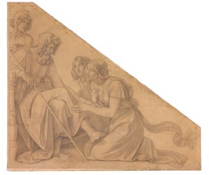 Eos und Tithonos vor Zeus