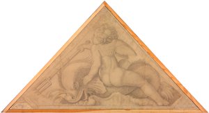Eros mit dem Delphin / Element des Wassers