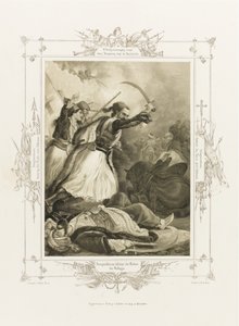 Christos Anagnostaras aus dem Album des griechischen Heldentums, ca. 1835