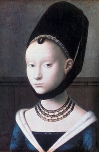 Porträt eines jungen Mädchens, um 1460