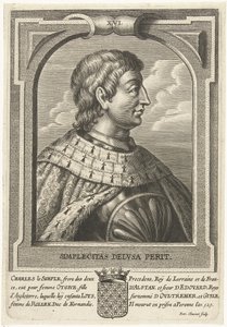 Karl III. der Einfältige, König von Westfranken von Petrus Clouwet
