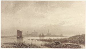 Blick auf Veere von Petrus Franciscus Greive
