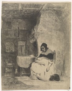 Lesende Frau