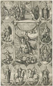 Allegorische Darstellung von Kaiser Ferdinand III. von Petrus Rucholle