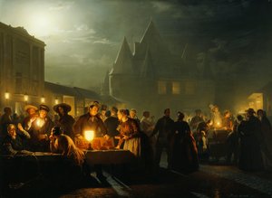 Die Buchmesse, 1852