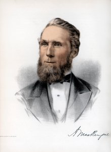 Alexander Mackenzie, zweiter Premierminister von Kanada, um 1890 von Petter and Galpin Cassell