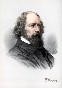 Alfred Tennyson, 1. Baron Tennyson, englischer Dichter, um 1890
