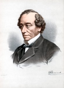 Benjamin Disraeli, 1. Earl of Beaconsfield, britischer konservativer Staatsmann, ca. 1890 von Petter and Galpin Cassell