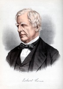 Robert Lowe, 1. Viscount Sherbrooke, britischer Staatsmann, ca. 1890 von Petter and Galpin Cassell