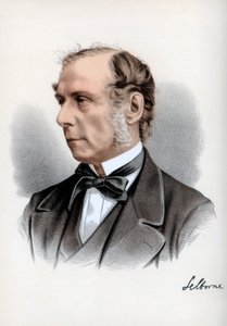 Roundell Palmer, 1. Earl of Selborne, britischer Anwalt und liberaler Politiker, ca. 1890 von Petter and Galpin Cassell